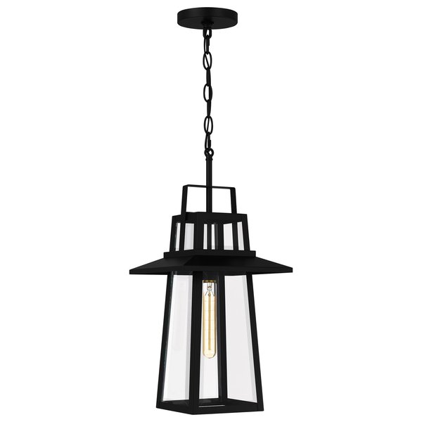 Quoizel Devonport 1-Light Matte Black Mini Pendant DEV1510MBK